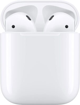 Apple AirPods (2nd Generation) Wireless Earbuds with Lightning Charging Case Included. Over 24 Hours of Battery Life. Effortless Setup. Bluetooth Headphones for iPhone