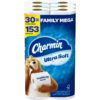 Charmin Ultra Soft Cushiony Touch Toilet Paper. 30 Family Mega Rolls = 153 Regular Rolls (Packaging May Vary)