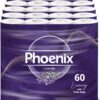 60 Phoenix Soft Supreme Luxury Toilet Rolls Bulk Buy – Quilted White 3 Ply Toilet Paper – Pack of 60 Toilet Tissue