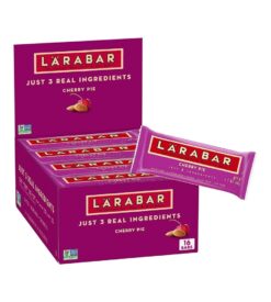 Larabar Cherry Pie. Gluten Free Vegan Fruit & Nut Bar. 1.7 oz Bars. 16 Ct