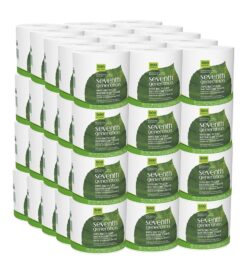 Seventh Generation White Toilet Paper 2-ply 100% Recycled Paper. 500 sheets. Pack of 60