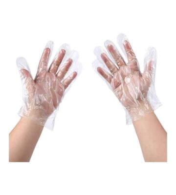 Disposable Food Prep Gloves ?C 500 Piece Plastic Food Safe Disposable Gloves. Food Handling. One Size Fits Most (500 PCS