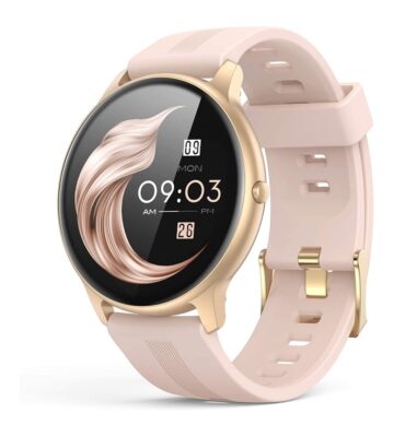 AGPTEK Smart Watch. IP68 Waterproof Smartwatch for Men Women Activity Tracker with Full Touch Color Screen Heart Rate Monitor Pedometer Sleep Monitor for Android and iOS Phones (Blue)