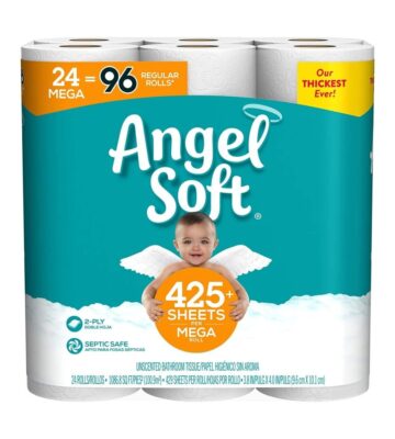 Angel Soft Mega Rolls. 24 Count