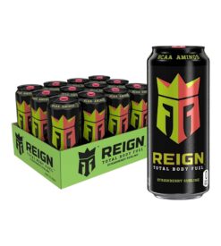 Reign Total Body Fuel. Strawberry Sublime. Fitness & Performance Drink. 16 Oz (Pack of 24)