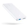 Anker Portable Charger. 313 Power Bank (PowerCore Slim 10K) 10000mAh Battery Pack with High-Speed PowerIQ Charging Technology and USB-C (Input Only) for iPhone. Samsung Galaxy. and More (White)