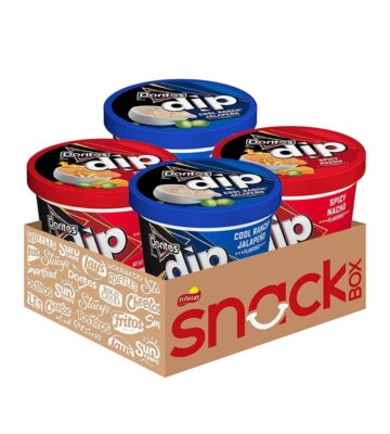 Doritos Spicy Nacho Flavored Dip and Cool Ranch Jalapeno Flavored Dip Variety Pack. 40 Ounce (Pack of 4)