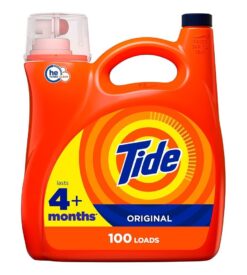 Tide Liquid Laundry Detergent. Original. 100 loads. 146 fl oz. HE Compatible