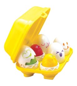 TOMY Toomies Hide & Squeak Easter Eggs Toddler Toys ?C Matching & Sorting Learning Toys ?C Sensory Toys for Easter Basket Stuffers