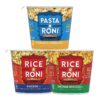 PASTA RONI Quaker Rice a Roni Cups Individual Cup. 3-Flavor Variety Pack. 2.25 Oz. 12 count (Pack of 1)