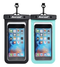 Hiearcool Universal Waterproof Phone Pouch. Waterproof Phone Case Compatible for iPhone 14 13 12 11 Pro Max XS Plus Samsung Galaxy S22 Cellphone Up to 7.2??. IPX8 Cellphone Dry Bag for Vacation-2 Pack