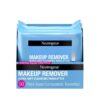 Neutrogena Cleansing Fragrance Free Makeup Remover Face Wipes. Cleansing Facial Towelettes for Waterproof Makeup. Alcohol-Free. Unscented. 100% Plant-Based Fibers. Twin Pack. 2 x 25 ct