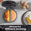 Electric Omelette Maker & Egg Cooker with Auto Temperature Control, Non-Stick Surface, Ready Light Indicator, Cool-Touch Handle – Fast Cooking, Compact Appliance for Perfect Omelets, Scrambled & Fried Eggs – Ideal for Home, Dorm, Office – UK Plug (220-240V), Quick Meal Prep, Modern Kitchen Gadget, High-Quality Build for Small Households